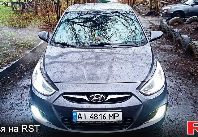 Серый Хендай Акцент, объемом двигателя 16 л и пробегом 172 тыс. км за 7800 $, фото 1 на Automoto.ua