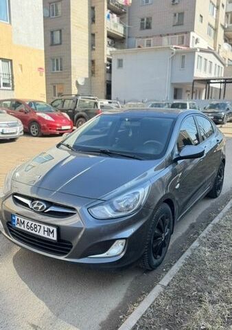 Серый Хендай Акцент, объемом двигателя 1.4 л и пробегом 208 тыс. км за 7100 $, фото 1 на Automoto.ua
