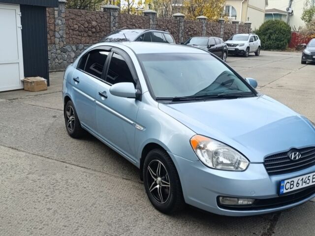 Синий Хендай Акцент, объемом двигателя 1.4 л и пробегом 164 тыс. км за 4399 $, фото 1 на Automoto.ua