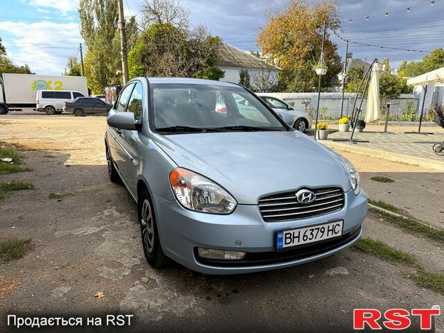 Синий Хендай Акцент, объемом двигателя 1.5 л и пробегом 121 тыс. км за 5300 $, фото 1 на Automoto.ua