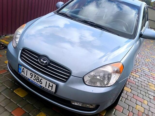 Хендай Акцент 2007 в Кагарлыке на Automoto.ua Синий Хендай Акцент, объемом двигателя 1.4 л и пробегом 125 тыс. км за 4500 $, фото 1 на Automoto.ua