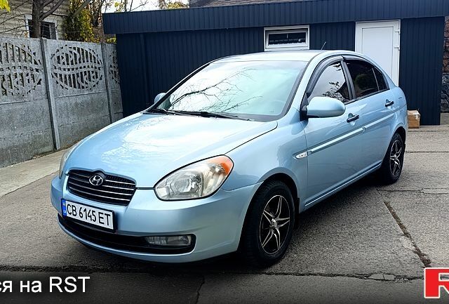 Синий Хендай Акцент, объемом двигателя 1.3 л и пробегом 178 тыс. км за 4200 $, фото 1 на Automoto.ua