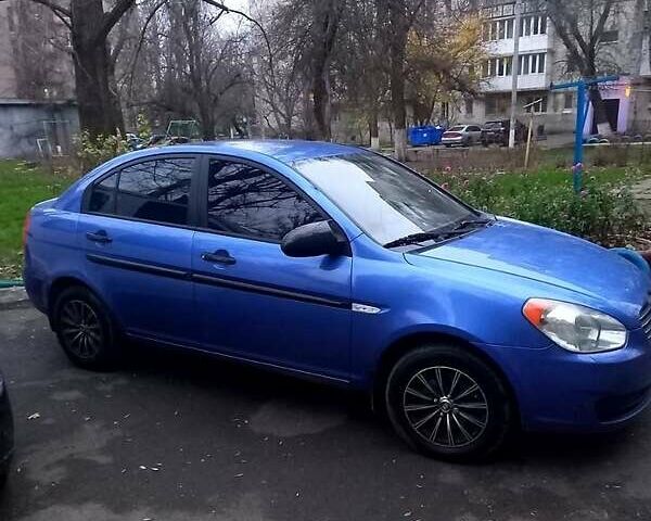 Синий Хендай Акцент, объемом двигателя 1.4 л и пробегом 30 тыс. км за 4000 $, фото 1 на Automoto.ua