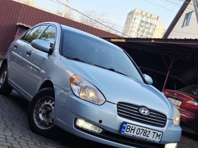 Синий Хендай Акцент, объемом двигателя 1.5 л и пробегом 185 тыс. км за 4650 $, фото 1 на Automoto.ua