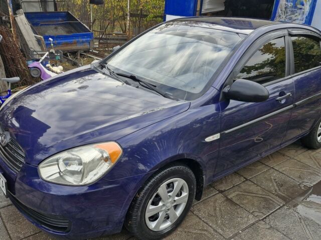 Синий Хендай Акцент, объемом двигателя 1.4 л и пробегом 142 тыс. км за 4753 $, фото 1 на Automoto.ua