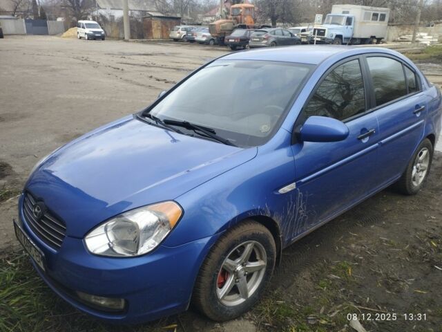 Синий Хендай Акцент, объемом двигателя 0 л и пробегом 186 тыс. км за 5000 $, фото 1 на Automoto.ua