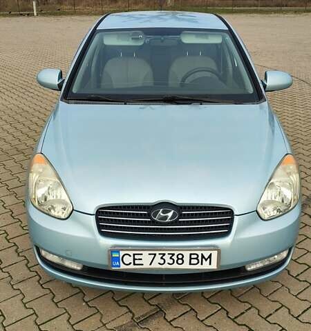 Синий Хендай Акцент, объемом двигателя 1.6 л и пробегом 171 тыс. км за 6450 $, фото 1 на Automoto.ua