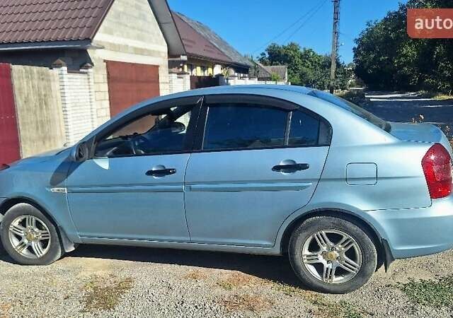 Синій Хендай Акцент, об'ємом двигуна 1.4 л та пробігом 214 тис. км за 4900 $, фото 1 на Automoto.ua