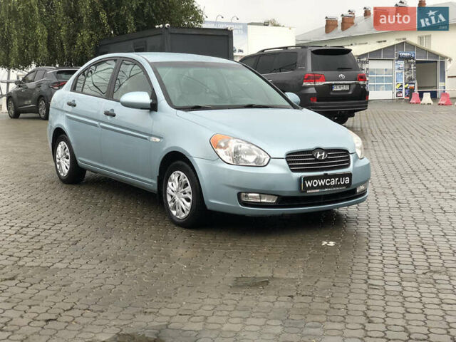 Синій Хендай Акцент, об'ємом двигуна 1.4 л та пробігом 98 тис. км за 4850 $, фото 1 на Automoto.ua