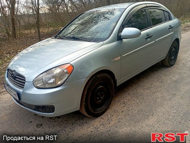 Синій Хендай Акцент, об'ємом двигуна 1.4 л та пробігом 300 тис. км за 4500 $, фото 1 на Automoto.ua