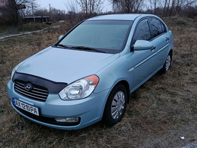 Синий Хендай Акцент, объемом двигателя 1.4 л и пробегом 171 тыс. км за 4350 $, фото 1 на Automoto.ua