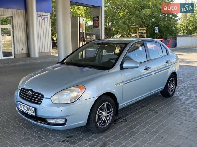 Синій Хендай Акцент, об'ємом двигуна 1.4 л та пробігом 198 тис. км за 5900 $, фото 1 на Automoto.ua