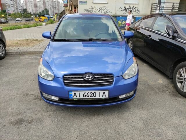 Синій Хендай Акцент, об'ємом двигуна 1.5 л та пробігом 260 тис. км за 4600 $, фото 1 на Automoto.ua