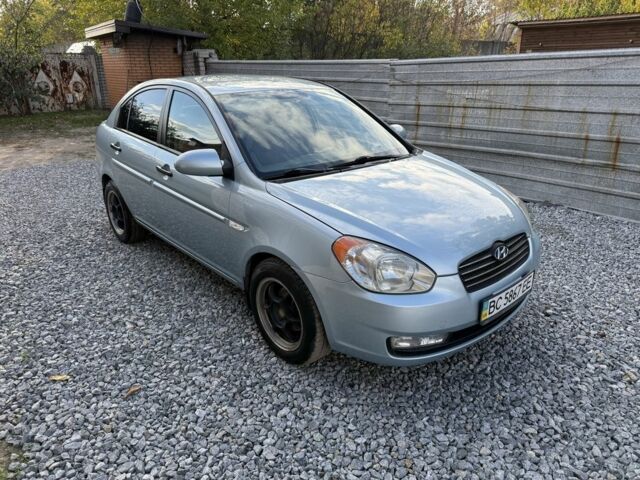 Синій Хендай Акцент, об'ємом двигуна 1.4 л та пробігом 168 тис. км за 4350 $, фото 1 на Automoto.ua