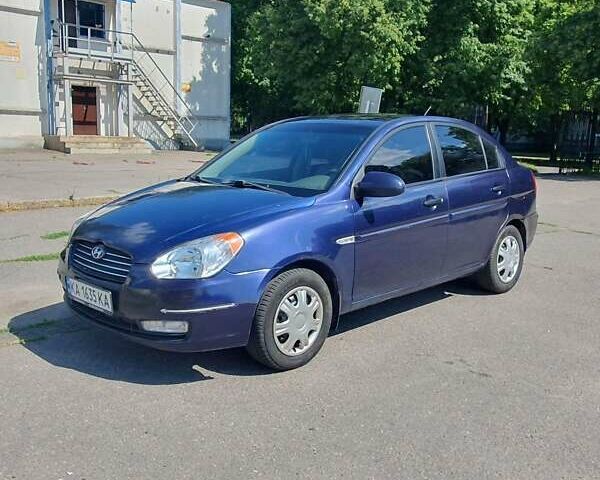 Синий Хендай Акцент, объемом двигателя 1.5 л и пробегом 230 тыс. км за 4490 $, фото 1 на Automoto.ua