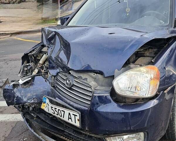 Синий Хендай Акцент, объемом двигателя 1.4 л и пробегом 70 тыс. км за 4500 $, фото 1 на Automoto.ua