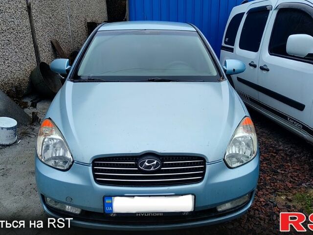 Синій Хендай Акцент, об'ємом двигуна 1.4 л та пробігом 113 тис. км за 2400 $, фото 1 на Automoto.ua