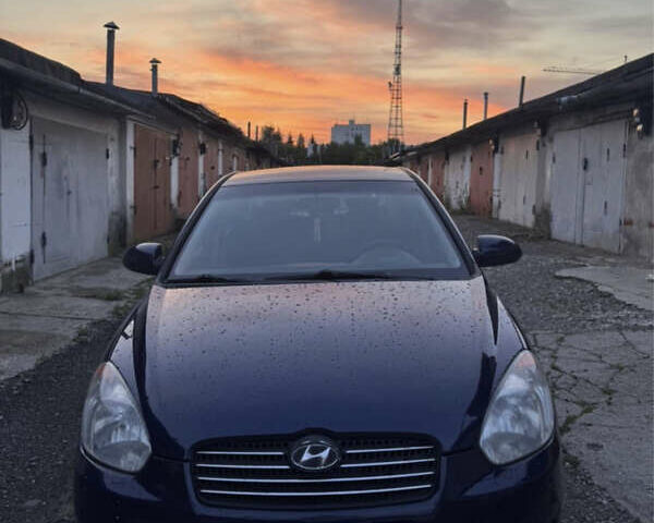Синій Хендай Акцент, об'ємом двигуна 1.4 л та пробігом 240 тис. км за 3900 $, фото 1 на Automoto.ua