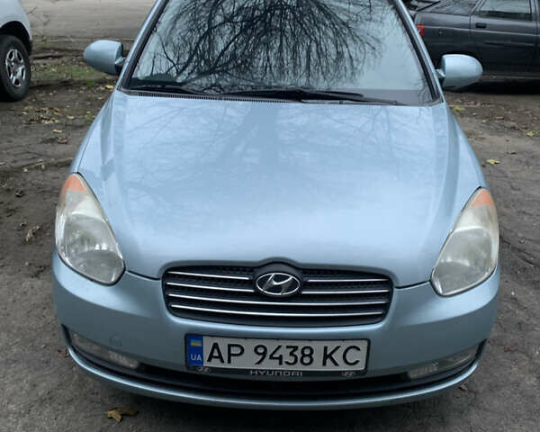 Синий Хендай Акцент, объемом двигателя 1.4 л и пробегом 187 тыс. км за 5700 $, фото 1 на Automoto.ua