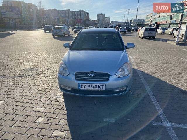 Синий Хендай Акцент, объемом двигателя 1.4 л и пробегом 141 тыс. км за 4699 $, фото 1 на Automoto.ua