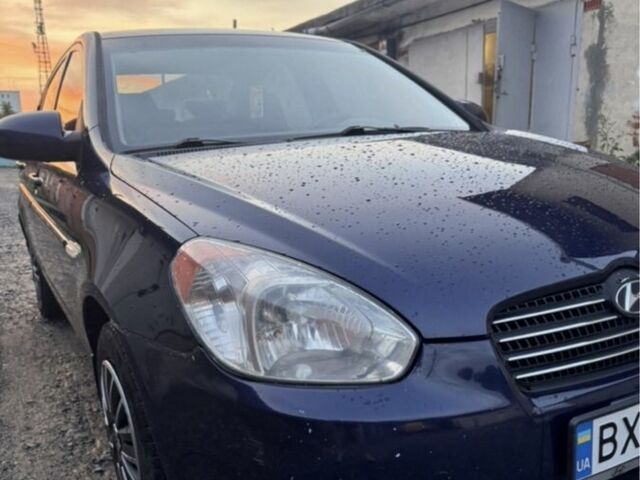 Синій Хендай Акцент, об'ємом двигуна 1.4 л та пробігом 240 тис. км за 3700 $, фото 1 на Automoto.ua