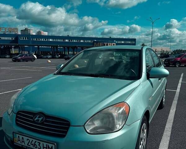 Синій Хендай Акцент, об'ємом двигуна 1.4 л та пробігом 82 тис. км за 6000 $, фото 1 на Automoto.ua