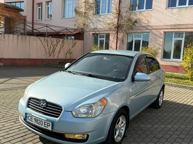 Синий Хендай Акцент, объемом двигателя 1.6 л и пробегом 137 тыс. км за 6300 $, фото 1 на Automoto.ua