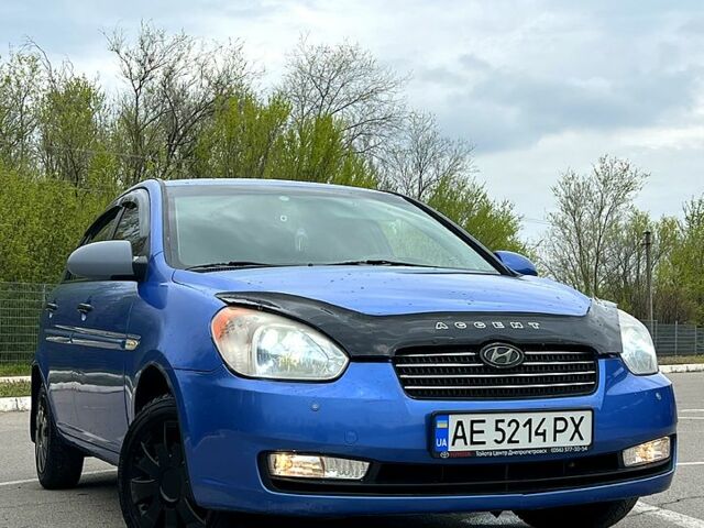 Синій Хендай Акцент, об'ємом двигуна 1.4 л та пробігом 168 тис. км за 6500 $, фото 1 на Automoto.ua