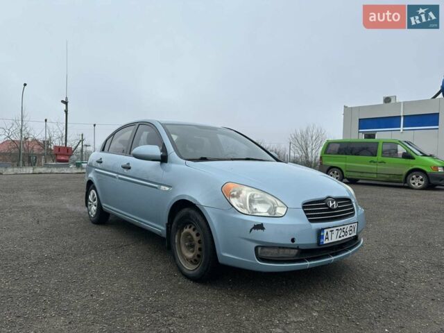 Синій Хендай Акцент, об'ємом двигуна 1.4 л та пробігом 153 тис. км за 5900 $, фото 1 на Automoto.ua