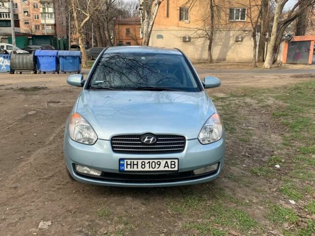 Синий Хендай Акцент, объемом двигателя 1.4 л и пробегом 195 тыс. км за 5100 $, фото 1 на Automoto.ua