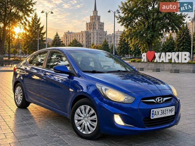 Синий Хендай Акцент, объемом двигателя 1.4 л и пробегом 170 тыс. км за 6500 $, фото 1 на Automoto.ua