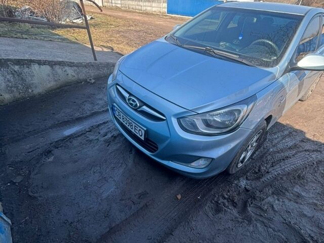 Синий Хендай Акцент, объемом двигателя 1.59 л и пробегом 220 тыс. км за 7700 $, фото 1 на Automoto.ua
