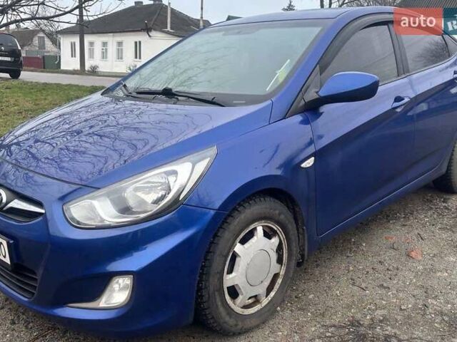 Синий Хендай Акцент, объемом двигателя 1.4 л и пробегом 128 тыс. км за 6800 $, фото 1 на Automoto.ua