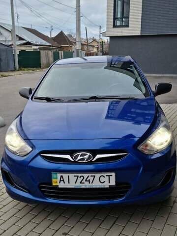 Синий Хендай Акцент, объемом двигателя 1.4 л и пробегом 147 тыс. км за 6500 $, фото 1 на Automoto.ua