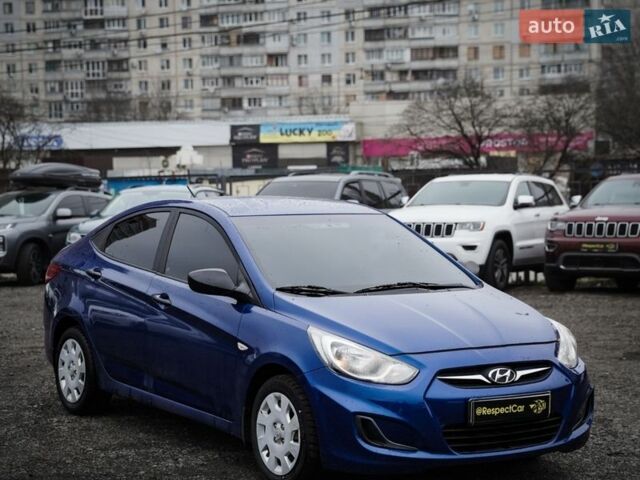 Синій Хендай Акцент, об'ємом двигуна 1.4 л та пробігом 110 тис. км за 6600 $, фото 1 на Automoto.ua