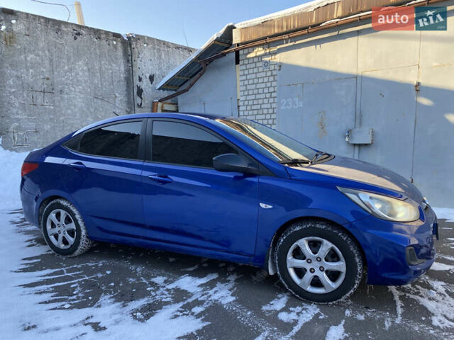 Синій Хендай Акцент, об'ємом двигуна 1.4 л та пробігом 170 тис. км за 5950 $, фото 1 на Automoto.ua