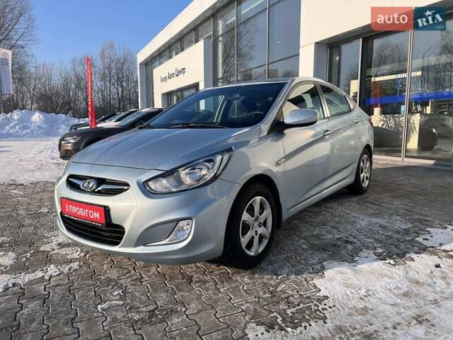 Синій Хендай Акцент, об'ємом двигуна 1.4 л та пробігом 65 тис. км за 8500 $, фото 1 на Automoto.ua