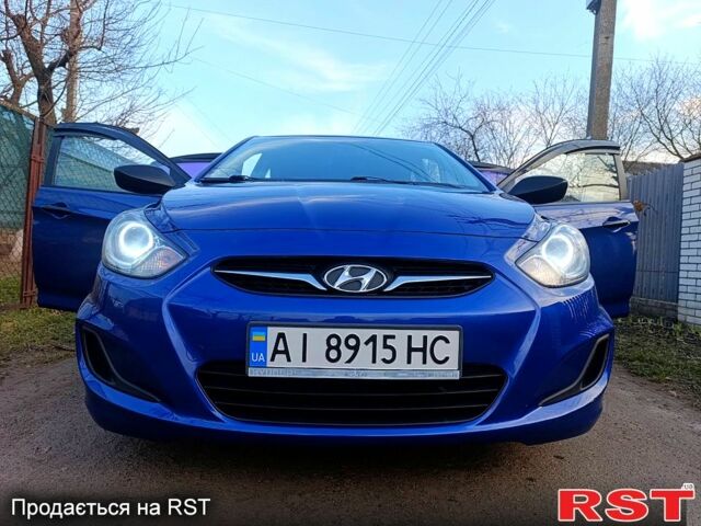 Синій Хендай Акцент, об'ємом двигуна 1.4 л та пробігом 174 тис. км за 6800 $, фото 1 на Automoto.ua