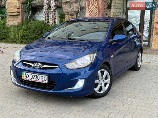 Синій Хендай Акцент, об'ємом двигуна 1.4 л та пробігом 95 тис. км за 8650 $, фото 1 на Automoto.ua