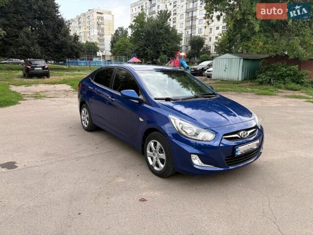 Синий Хендай Акцент, объемом двигателя 1.4 л и пробегом 143 тыс. км за 7700 $, фото 1 на Automoto.ua