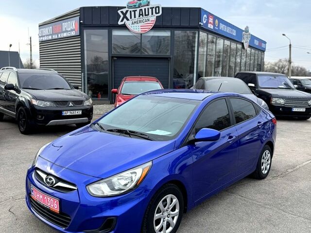 Синий Хендай Акцент, объемом двигателя 1.6 л и пробегом 21000 тыс. км за 8000 $, фото 1 на Automoto.ua