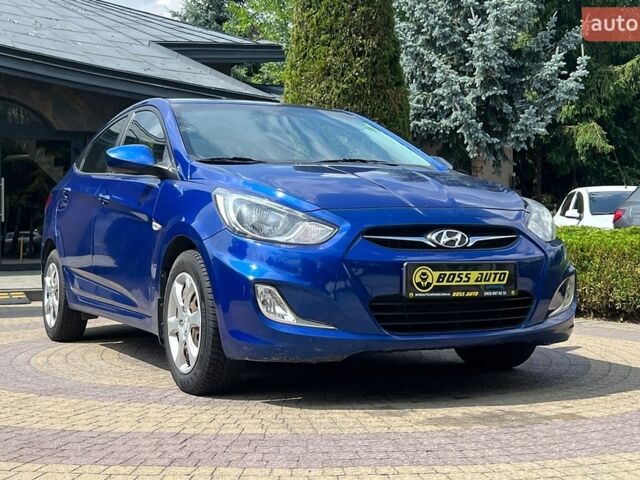 Синий Хендай Акцент, объемом двигателя 1.4 л и пробегом 96 тыс. км за 7900 $, фото 1 на Automoto.ua