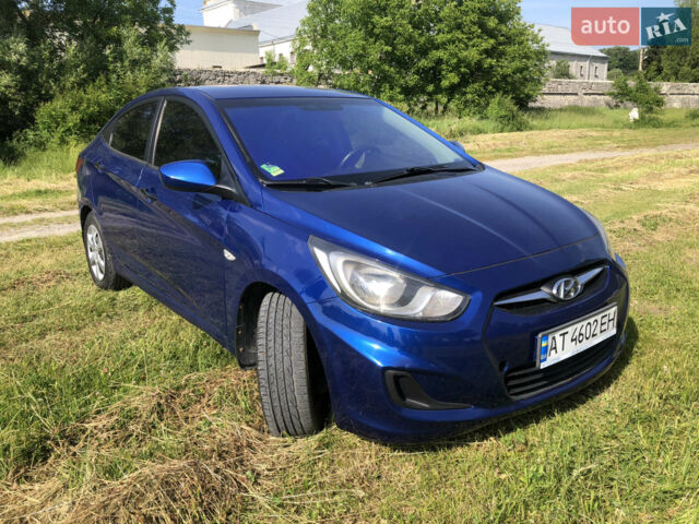 Синій Хендай Акцент, об'ємом двигуна 1.4 л та пробігом 161 тис. км за 5950 $, фото 1 на Automoto.ua