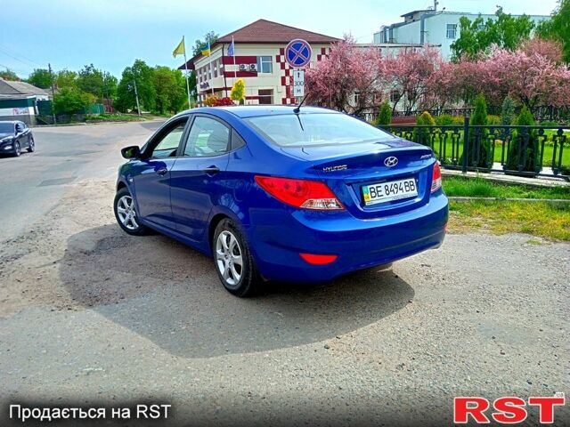 Синій Хендай Акцент, об'ємом двигуна 1.4 л та пробігом 68 тис. км за 9000 $, фото 1 на Automoto.ua