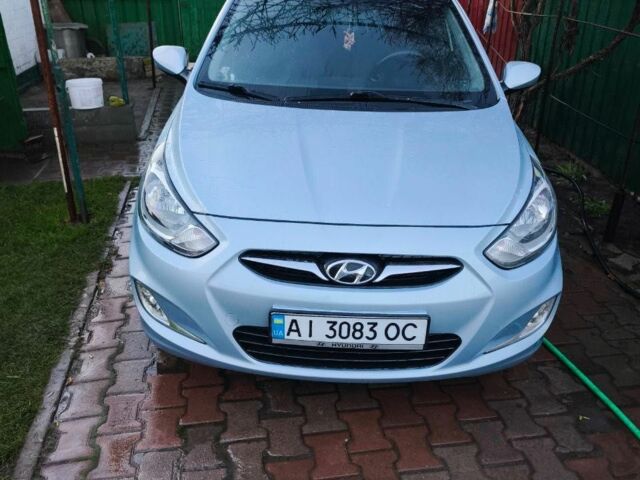 Синий Хендай Акцент, объемом двигателя 1.4 л и пробегом 160 тыс. км за 7500 $, фото 1 на Automoto.ua