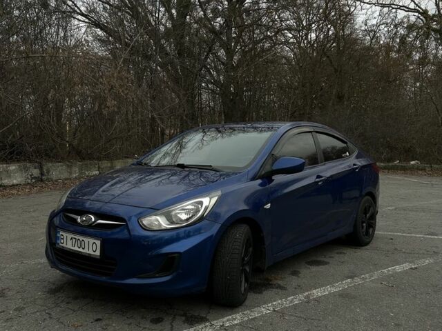 Синий Хендай Акцент, объемом двигателя 1.4 л и пробегом 165 тыс. км за 6300 $, фото 1 на Automoto.ua