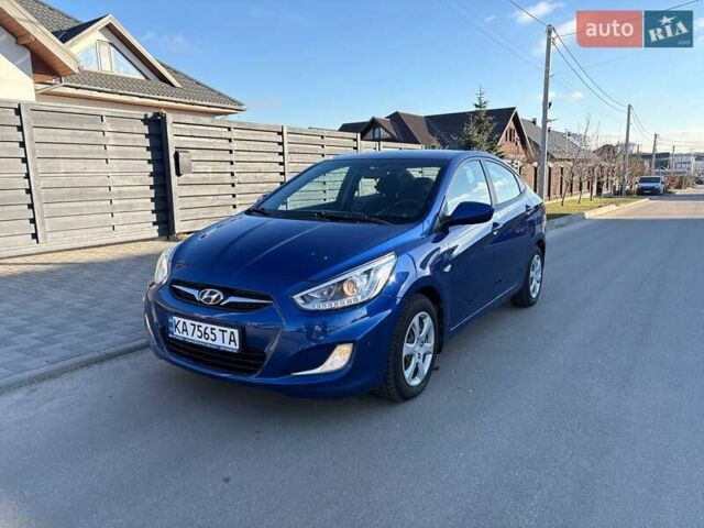 Синий Хендай Акцент, объемом двигателя 1.4 л и пробегом 124 тыс. км за 9300 $, фото 1 на Automoto.ua