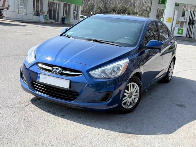 Синій Хендай Акцент, об'ємом двигуна 1.6 л та пробігом 123 тис. км за 7800 $, фото 1 на Automoto.ua
