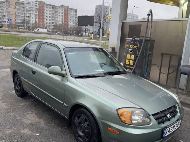 Зеленый Хендай Акцент, объемом двигателя 1.6 л и пробегом 137 тыс. км за 2900 $, фото 1 на Automoto.ua