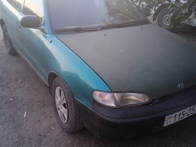 Зеленый Хендай Акцент, объемом двигателя 1.4 л и пробегом 164 тыс. км за 1002 $, фото 1 на Automoto.ua